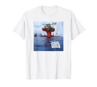Gorillaz Plastic Beach LP Cover T-Shirt, Men, White, 6X-Large