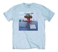 Gorillaz Plastic Beach T-Shirt in Blue | Size: Medium Gorillaz Blue M