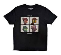 Gorillaz T Shirt Demon Days Band Logo Official Mens Black S