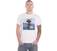 Gorillaz T Shirt Plastic Beach Band Logo Official Mens White S