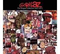Gorillaz The Singles Collection 2001-2011 CD in Silver Gorillaz Silver