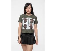 Gorillaz Women's Demon Days Crop Top in Green | Size: 2XL Gorillaz Green 2XL
