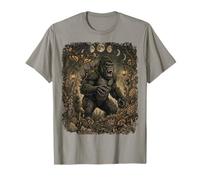 gorillazilla Kaiju UFO Alien moonphases goblincore Mushroom T-Shirt