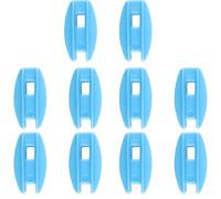 Gorise 10 Pcs Electronic Fence Insulator Corner Post Weatherproof Rainproof Electric Insulator for Electric Fence Wire Blue