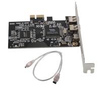 Gorise 2.5Gbps PCI-E PCI Express FireWire 1394a IEEE 1394 Controller Card with FireWire Cable, 800Mbps Desktop HD Image Capture Card for Video, Audio Transmission