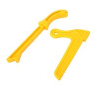 Gorise 2 Pack Push Stick Plastic Woodworking Practical Safety Push Block Hand Saw Plastic Sliding Sticks Tool Kit Table Saw Accessories