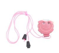 Gorise 2 Pcs Exquisite Craft Knitting Row Counter Pendant Easy Operation And Tear-resistant Knitting ABS Stitch Counter Pink