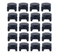 Gorise 20pcs Magnetic Cable Zipper Tie Holder Magnetic Cable Storage Clip Black Wire Organizer for Home Office Classroom Use Holder with 3.5kg Pulling Force