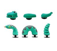 Gorise 3D Crocodile Shoe Charms 2 Set Clog Shoe Decoration Snake Crocs Pins Pack for Clog Party Girls Boys (Snake/Aligator)