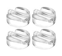 Gorise 4-Pack Glass Fermentation Weights 7cm Wide Mouth Mason Jar Accessories Sauerkraut and Kimchi Making Supplies Grade Pickling Probiotic Tools Anaerobic Fermentation Kit