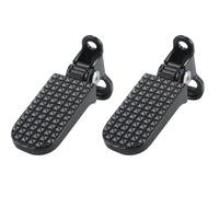 Gorise Aluminum Folding Pedals Non-slip Stunt Pedals for MTB/Motorcycle/E-Bike/BMX Diamond Pattern Design (8mm Hole 111x37mm)
