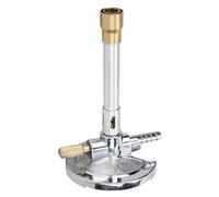 Gorise Brass Lab Bunsen Burner Micro Single Tube Bunsen Burner Gas Light for Liquid Propane Lab Heating Equipment