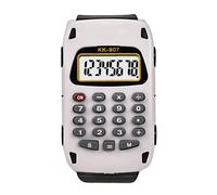 Gorise Calculator Watch Digital Watches, Wrist Geometric Operation Financial Calculator Watch with Resin Strap for Students Office