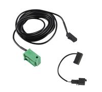 Gorise Connecting Wire & Microphone Harness Cable 3BD035711 Compatible with RNS315 RNS510 12Pin Car Radio Bluetooth Wire Harness Cable 12V