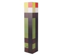 Gorise Craft Torch Lamp - 11" LCD Night Light USB Rechargeable Bedside Lamp Wall-Mounted Pixel Flashlight for Game Room Study Living Room Decor 4 Colors Available A++ Energy