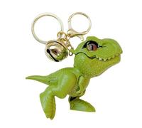 Gorise Cute Dinosaur Keychain, Kawaii Cartoon Gift Key Chain Movable Dinosaur Car Keychains for Women Men Backpacks Green