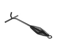 Gorise Dutch Oven Lid Lifter 26cm Heat Resistant Handle Hook for Cast Iron Pot BBQ Camping Fire Pot Lifter with Ergonomic Grip and T-Bar Design Outdoor Cooking Accessories