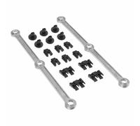 Gorise Engine Intake Manifold Rods Twist Flap Linkage Intake Manifold Connecting Rod Set Compatible with Mercedes OM642