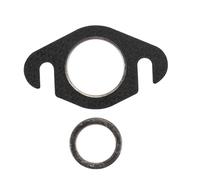 Gorise Exhaust Gasket for Aerox Mach-G Jog-R BW Nitro 50cc 2T Scooter 25mm Dual-Bore Manifold Seal 47.5mm Wheelbase Universal Fit for Peugeot 2T 50ccmMuffler