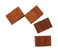 Gorise Floyd Rose Tremolo Adjustment Blocks Wood Guitar Stabilizers 4 Sizes Tremolo Wedge Set for Electric Guitar, Stratocaster Hardtail Conversions and Luthier Tools (4 Pack)