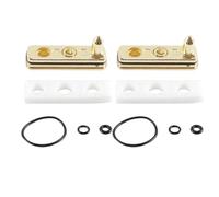 Gorise Lighter Replacement Parts Set with Metal Seal, Metal Accessory Set Against Evaporation for Lighter (Golden)