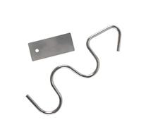 Gorise Peanut Butter Stirrer Tool, Manual Stainless Steel Peanut Butter Mixer with A Scraper for Mixing Various Butters or Jams