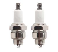 Gorise RJ19LM SparkPlug 2-Pack Compatible with 796112 802592 5095D and Champion J19LM High Performance Ignitions for Lawn Mowers Brush Cutters and Gasoline Engines