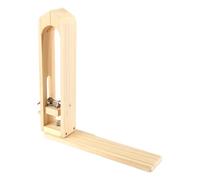 Gorise Wood Leather Craft Hand Stitching Leather Craft Lacing Sewing Clamp Pony Horse Clamp for DIY Sewing Stitching Lacing Carving Suturing