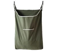 GORISEN Laundry Collector, Laundry Hamper, Door Hanging Laundry bag with hooks (Army green, 65Liters)