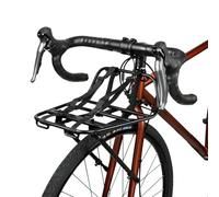 GORIX Bicycle Front Rack Carrier with Belt 24-29 inches Aluminum Light Road Mountain Bike (GFR430)