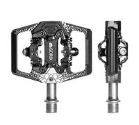 GORIX Bike Binding Pedals Wide CNC 3 Bbearings with Cleat Road Mountain MTB Bicycle (GX-PM160)