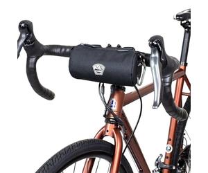GORIX Bike Front Bag Frame Bag Cycling Handlebar Road Mountain Bicycle (KARA) (All Black - S size)