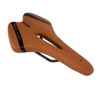 GORIX Bike Saddle Seat Comfortable Cushion with Rail Mountain Road Bicycle for Men and Women (A6-1) (Light Brown×Black)