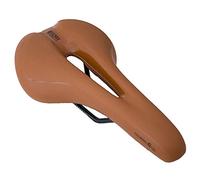 GORIX Bike Saddle Seat Comfortable Cushion with Rail Mountain Road Bicycle for Men and Women (GX-C19) (Light Brown)