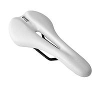 GORIX Bike Saddle Seat Racing Model Comfortable Cushion with Rail Mountain Road Bicycle for Men and Women (3621A) (All White)