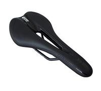 GORIX Bike Saddle Seat Racing Model Comfortable Cushion with Rail Mountain Road Bicycle for Men and Women (3621A) (All Black)