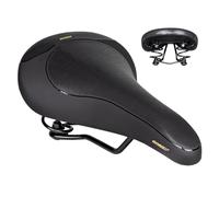 GORIX Bike Saddle Seat with Spring Wide Cushion Shock Absorption for Long Rides MTB Road Bicycle (GX-SN006)