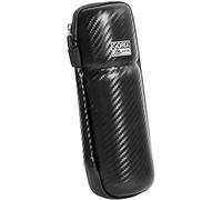 GORIX Bike Tool Case Box Bottle Waterproof Zip Carbon Pattern Road MTB Bicycle Cycling Black (GX-SCASE(22.5cm))