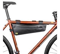GORIX Bike Triangle Bag Frame Bag Top Tube Bag Expandable Waterproof Cycling Road Mountain Bicycle (Flash) (Large)
