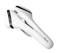 GORIX Comfortable Cushion Bike Saddle with Rail Mountain Road Bike for Men and Women (A6-1) (White × Black)