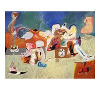 Gorky Plow And Song Expressionist Painting Art Print Canvas Premium Wall Decor Poster Mural