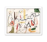 Gorky They Will Take My Island Abstract Painting Large Framed Art Print Poster Wall Decor 18x24 in