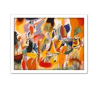 Gorky Water Flowery Mill Expressionist Painting Large Framed Art Print Poster Wall Decor 18x24 in