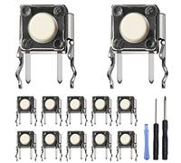 Gorliskl 12 Pcs RB LB Repair Bumper Button Tactile Switch Repair & Fix Kit for Xbox One Controllers Base Model, S, Elite Series 1, Elite Series 2