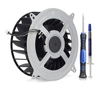Gorliskl PS5 Cooling Fan 12047GA-12M-WB-01 12V 2.4A 23 Blades Fan Replacement for Sony Playstation 5 Series Console 4.33 Inches Gaming Console Accessory