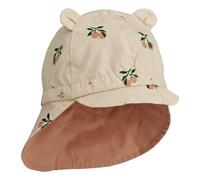 LIEWOOD - Kid's Gorm Reversible Sun Hat with Ears - Cap size 43-45 cm - 3-6 Months, sand/brown