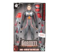Gormiti Articulated Figure 27 cm Scion with Armor, Fire Model - Zane, Transformable Action Figure with Removable Helmet and Metallic Effect Armor, for Children from 4 Years Old, Collectible Hero