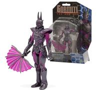 Gormiti The New Era, Evil Audra Villain Action Figure, 15cm Articulated Rival with Blade Fan Weapon, Detailed Collectible Toy for Kids Aged 4+