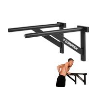 GORNATION Parallel Wall Dips Bars Dip Station Wall Mounted Calisthenics Home Gym Strength Training Equipment Home Gym Indoor/Outdoor