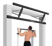 GORNATION Pull-up Bar for Door Frames, Foldable and Space-Saving, Perfect for Pull-Ups, Ideal for your Home Gym, Calisthenics, Pull-Uups and Home Workouts (Black, Hook-it)
